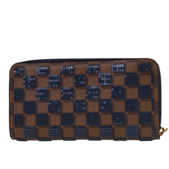 Louis Vuitton Blue Damier Payette Zippy Wallet - Picture 1 of 7